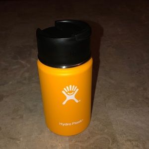 Orange hydroflask 12oz coffee cup